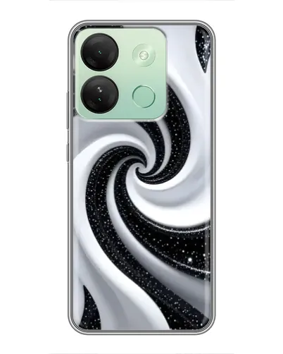 Чехол для Infinix Smart 7 HD с картинкой «Черно-белая спираль» Чехол для Infinix Smart 7 HD с картинкой «Черно-белая спираль»