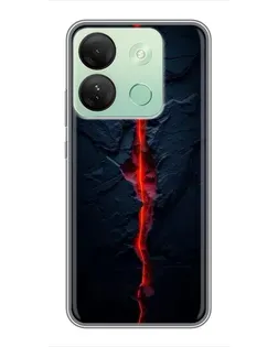 Чохол для Infinix Smart 7 HD з картинкою «Червона лавова тріщина» Чохол для Infinix Smart 7 HD з картинкою «Червона лавова тріщина»