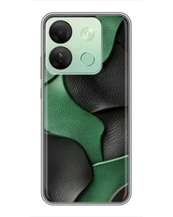 Чохол для Infinix Smart 7 HD з картинкою «Зелені шкіряні хвилі» Чохол для Infinix Smart 7 HD з картинкою «Зелені шкіряні хвилі»