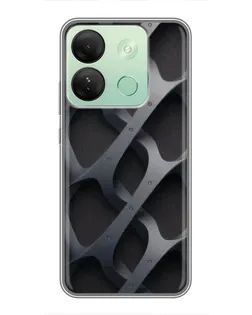 Чохол для Infinix Smart 7 HD з картинкою «Об'ємне сіре плетіння» Чохол для Infinix Smart 7 HD з картинкою «Об'ємне сіре плетіння»