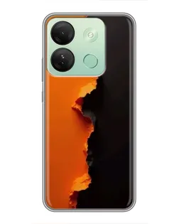 Чохол для Infinix Smart 7 HD з картинкою «Помаранчевий розлом» Чохол для Infinix Smart 7 HD з картинкою «Помаранчевий розлом»