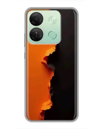 Чехол для Infinix Smart 7 HD с картинкой «Оранжевый разлом» Чехол для Infinix Smart 7 HD с картинкой «Оранжевый разлом»
