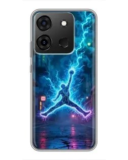 Чехол для Infinix Smart 7 с картинкой «Jordan Gold Jumpman» Чехол для Infinix Smart 7 с картинкой «Jordan Gold Jumpman»