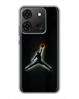 Чехол для Infinix Smart 7 с картинкой «Jordan Gradient Logo» Чехол для Infinix Smart 7 с картинкой «Jordan Gradient Logo»