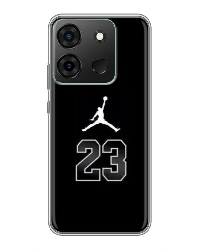 Чехол для Infinix Smart 7 с картинкой «Jordan Flight 23»
