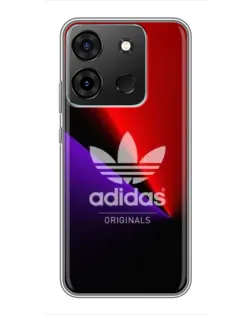 Чехол для Infinix Smart 7 с картинкой «Adidas Red Neon» Чехол для Infinix Smart 7 с картинкой «Adidas Red Neon»