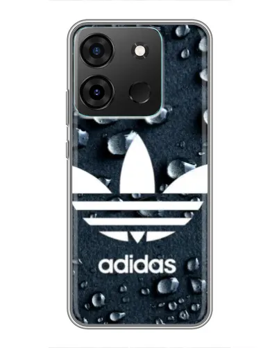 Чехол для Infinix Smart 7 с картинкой «Adidas Trefoil Blue» Чехол для Infinix Smart 7 с картинкой «Adidas Trefoil Blue»