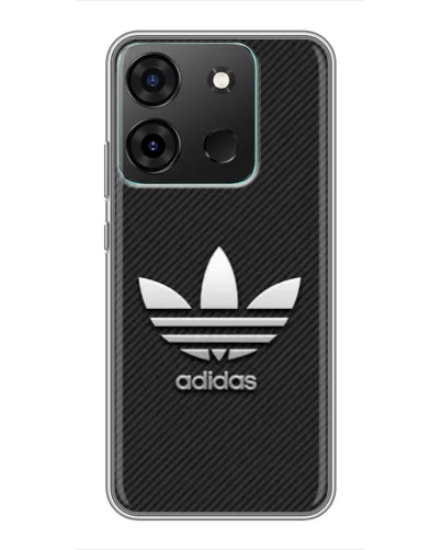 Чехол для Infinix Smart 7 с картинкой «Adidas Карбоновая текстура» Чехол для Infinix Smart 7 с картинкой «Adidas Карбоновая текстура»