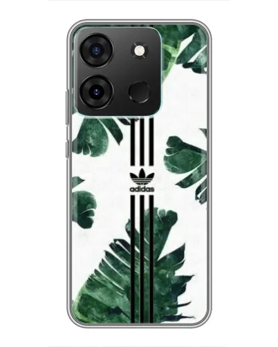 Чехол для Infinix Smart 7 с картинкой «Пальмовые листья адидас» Чехол для Infinix Smart 7 с картинкой «Пальмовые листья адидас»