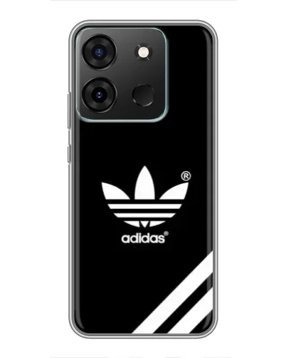 Чехол для Infinix Smart 7 с картинкой «Adidas с диагональными полосами» Чехол для Infinix Smart 7 с картинкой «Adidas с диагональными полосами»