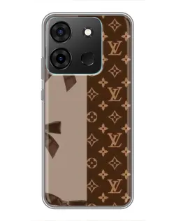 Чехол для Infinix Smart 7 с картинкой «Louis Vuitton — банты»