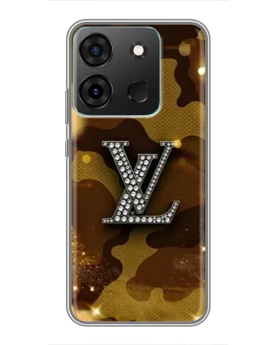 Чехол для Infinix Smart 7 с картинкой «Камуфляжный Louis Vuitton»