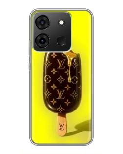 Чехол для Infinix Smart 7 с картинкой «Мороженое от LV»