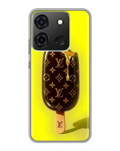 Чехол для Infinix Smart 7 с картинкой «Мороженое от LV»