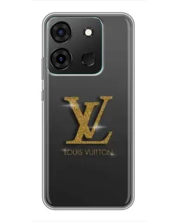Чехол для Infinix Smart 7 с картинкой «Градиент Louis Vuitton»