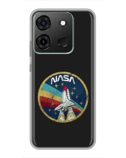 Чехол для Infinix Smart 7 с картинкой «NASA — эмблема миссии» Чехол для Infinix Smart 7 с картинкой «NASA — эмблема миссии»