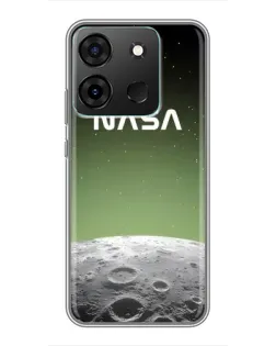 Чехол для Infinix Smart 7 с картинкой «NASA — лунный градиент» Чехол для Infinix Smart 7 с картинкой «NASA — лунный градиент»