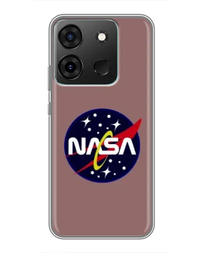 Чехол для Infinix Smart 7 с картинкой «NASA — ретро космос» Чехол для Infinix Smart 7 с картинкой «NASA — ретро космос»