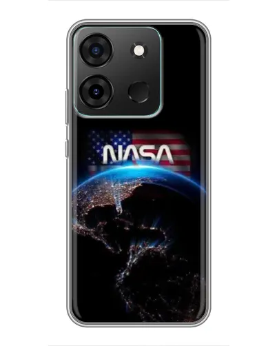 Чехол для Infinix Smart 7 с картинкой «Земля из космоса NASA» Чехол для Infinix Smart 7 с картинкой «Земля из космоса NASA»