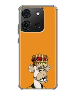 Чехол для Infinix Smart 7 с картинкой «Золотая обезьяна Bored Ape» Чехол для Infinix Smart 7 с картинкой «Золотая обезьяна Bored Ape»