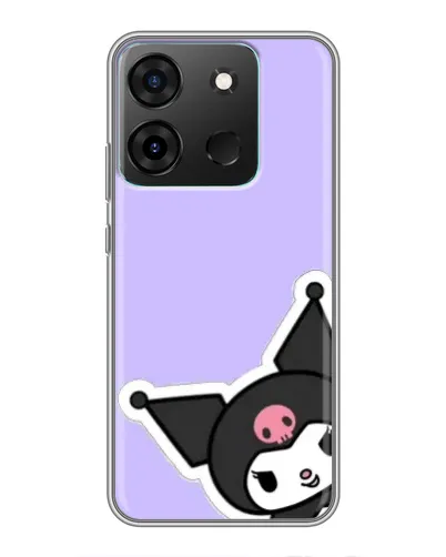 Чехол для Infinix Smart 7 с картинкой «Забавная Kuromi»