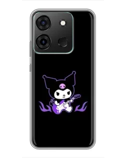 Чехол для Infinix Smart 7 с картинкой «Электрическая Kuromi»