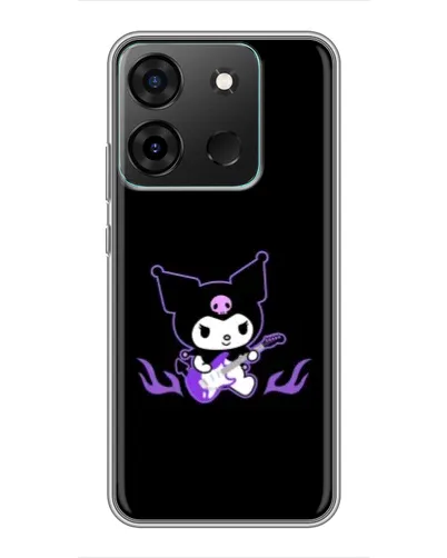 Чехол для Infinix Smart 7 с картинкой «Электрическая Kuromi»