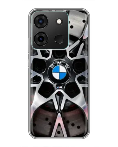 Чехол для Infinix Smart 7 с картинкой «BMW — деталь диска» Чехол для Infinix Smart 7 с картинкой «BMW — деталь диска»