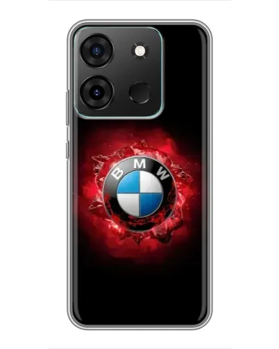 Чехол для Infinix Smart 7 с картинкой «Логотип BMW — вспышка» Чехол для Infinix Smart 7 с картинкой «Логотип BMW — вспышка»