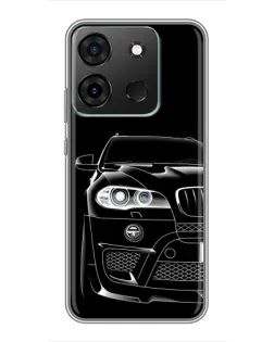Чехол для Infinix Smart 7 с картинкой «Темный силуэт BMW» Чехол для Infinix Smart 7 с картинкой «Темный силуэт BMW»