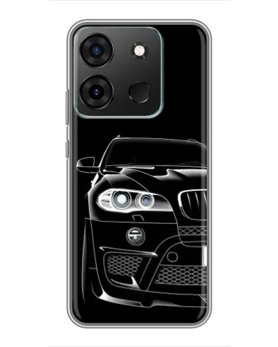 Чехол для Infinix Smart 7 с картинкой «Темный силуэт BMW» Чехол для Infinix Smart 7 с картинкой «Темный силуэт BMW»