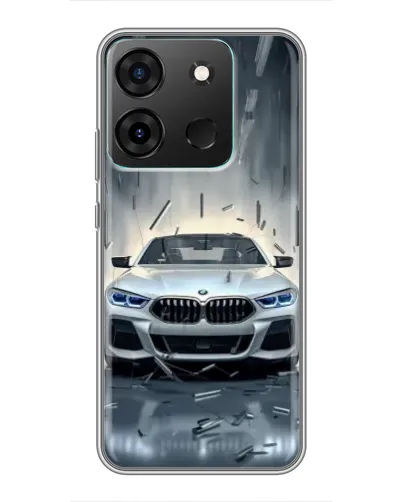 Чехол для Infinix Smart 7 с картинкой «BMW в свете фар» Чехол для Infinix Smart 7 с картинкой «BMW в свете фар»