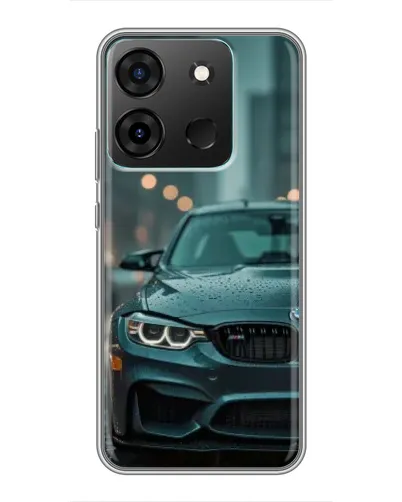 Чехол для Infinix Smart 7 с картинкой «BMW в огнях города» Чехол для Infinix Smart 7 с картинкой «BMW в огнях города»