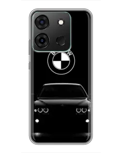 Чехол для Infinix Smart 7 с картинкой «BMW — взгляд из темноты» Чехол для Infinix Smart 7 с картинкой «BMW — взгляд из темноты»