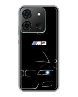 Чехол для Infinix Smart 7 с картинкой «Минималистичный принт BMW M3» Чехол для Infinix Smart 7 с картинкой «Минималистичный принт BMW M3»