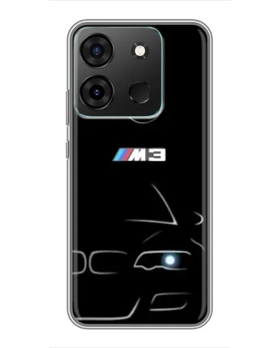 Чехол для Infinix Smart 7 с картинкой «Минималистичный принт BMW M3» Чехол для Infinix Smart 7 с картинкой «Минималистичный принт BMW M3»