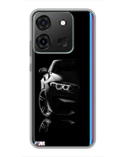 Чехол для Infinix Smart 7 с картинкой «Силуэт BMW в темноте» Чехол для Infinix Smart 7 с картинкой «Силуэт BMW в темноте»