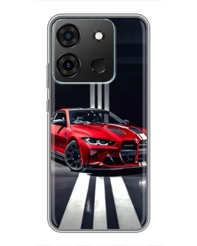 Чехол для Infinix Smart 7 с картинкой «Красная BMW на дороге» Чехол для Infinix Smart 7 с картинкой «Красная BMW на дороге»