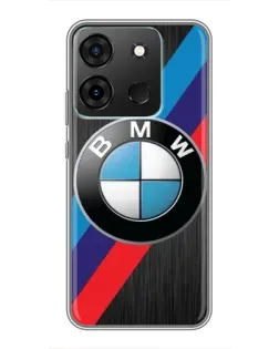 Чехол для Infinix Smart 7 с картинкой «BMW M-stripes стиль» Чехол для Infinix Smart 7 с картинкой «BMW M-stripes стиль»