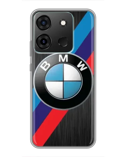 Чехол для Infinix Smart 7 с картинкой «BMW M-stripes стиль» Чехол для Infinix Smart 7 с картинкой «BMW M-stripes стиль»