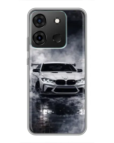 Чехол для Infinix Smart 7 с картинкой «BMW сквозь туман» Чехол для Infinix Smart 7 с картинкой «BMW сквозь туман»