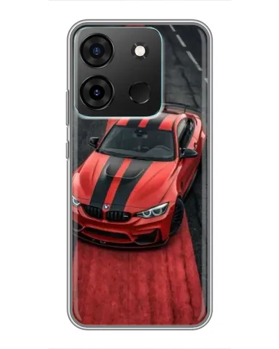 Чехол для Infinix Smart 7 с картинкой «BMW на красной дорожке» Чехол для Infinix Smart 7 с картинкой «BMW на красной дорожке»