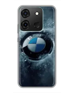 Чехол для Infinix Smart 7 с картинкой «Логотип BMW — лед» Чехол для Infinix Smart 7 с картинкой «Логотип BMW — лед»