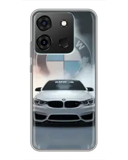 Чехол для Infinix Smart 7 с картинкой «BMW в белом дыму» Чехол для Infinix Smart 7 с картинкой «BMW в белом дыму»