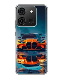 Чехол для Infinix Smart 7 с картинкой «BMW — золотая эмблема» Чехол для Infinix Smart 7 с картинкой «BMW — золотая эмблема»