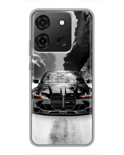 Чехол для Infinix Smart 7 с картинкой «BMW — акварельный дрифт» Чехол для Infinix Smart 7 с картинкой «BMW — акварельный дрифт»