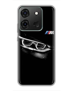 Чехол для Infinix Smart 7 с картинкой «BMW — взгляд тигра» Чехол для Infinix Smart 7 с картинкой «BMW — взгляд тигра»