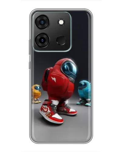 Чехол для Infinix Smart 7 с картинкой «Among Us — 3D стиль» Чехол для Infinix Smart 7 с картинкой «Among Us — 3D стиль»
