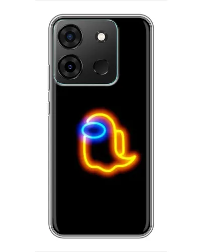 Чехол для Infinix Smart 7 с картинкой «Among Us неоновое сияние» Чехол для Infinix Smart 7 с картинкой «Among Us неоновое сияние»