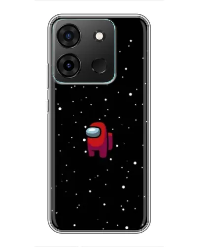 Чехол для Infinix Smart 7 с картинкой «Красный Among Us» Чехол для Infinix Smart 7 с картинкой «Красный Among Us»